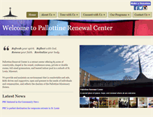 Tablet Screenshot of pallottinerenewal.org